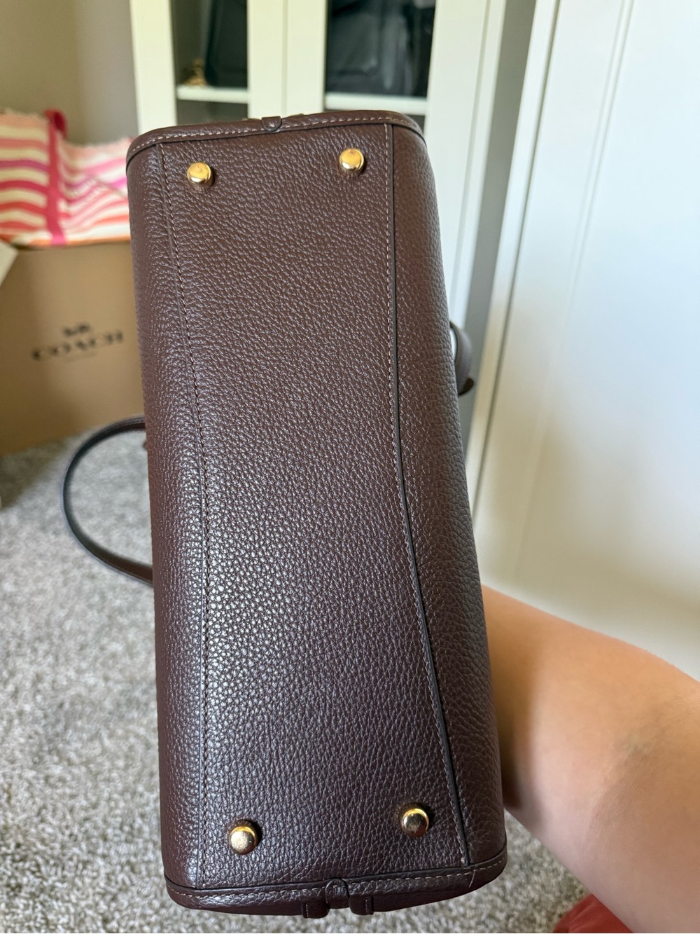 Coach Erin Shoulder Bag in Maple - Picture 8 of 12